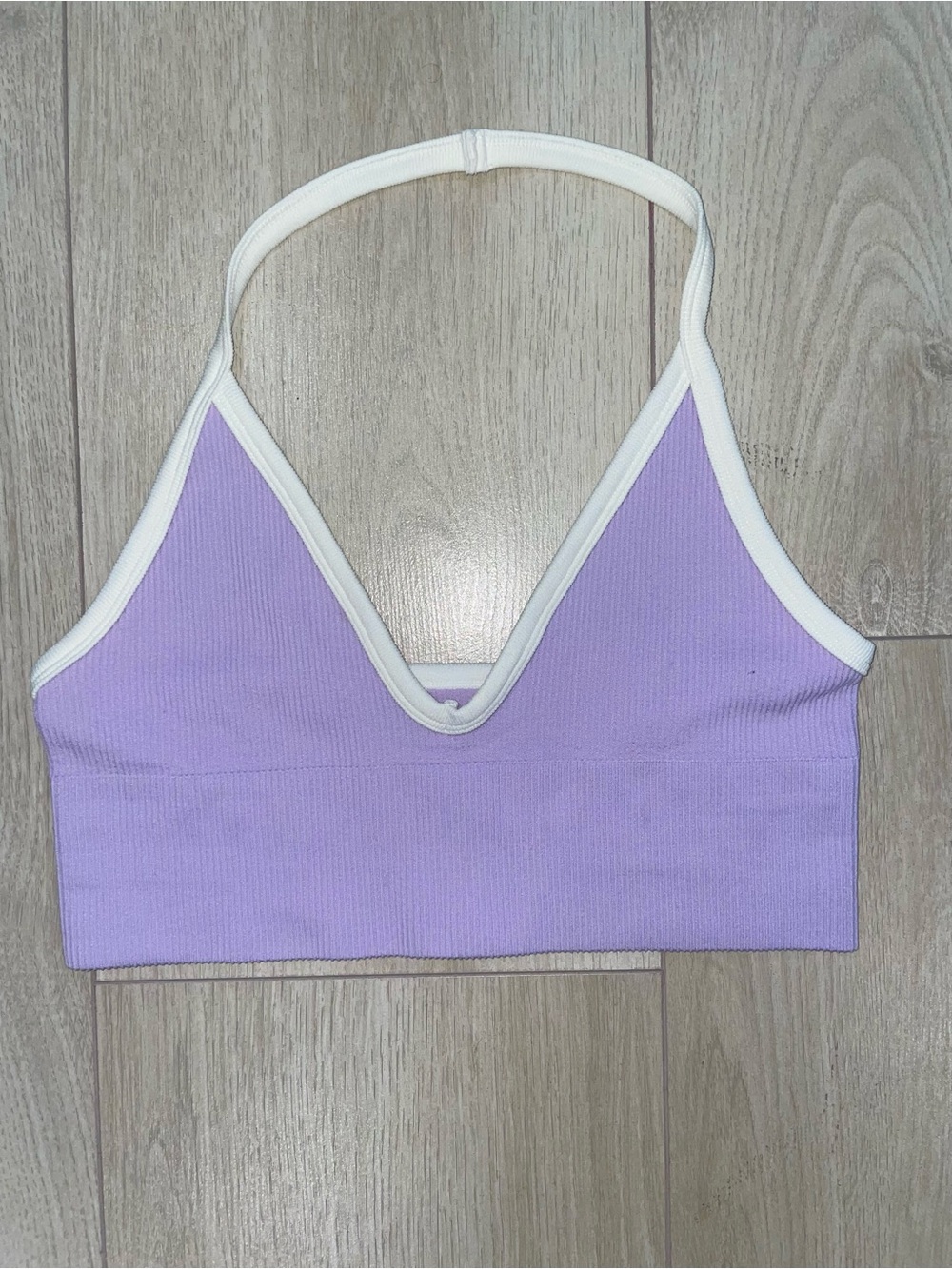 NWOT Lavender Halter Bralette